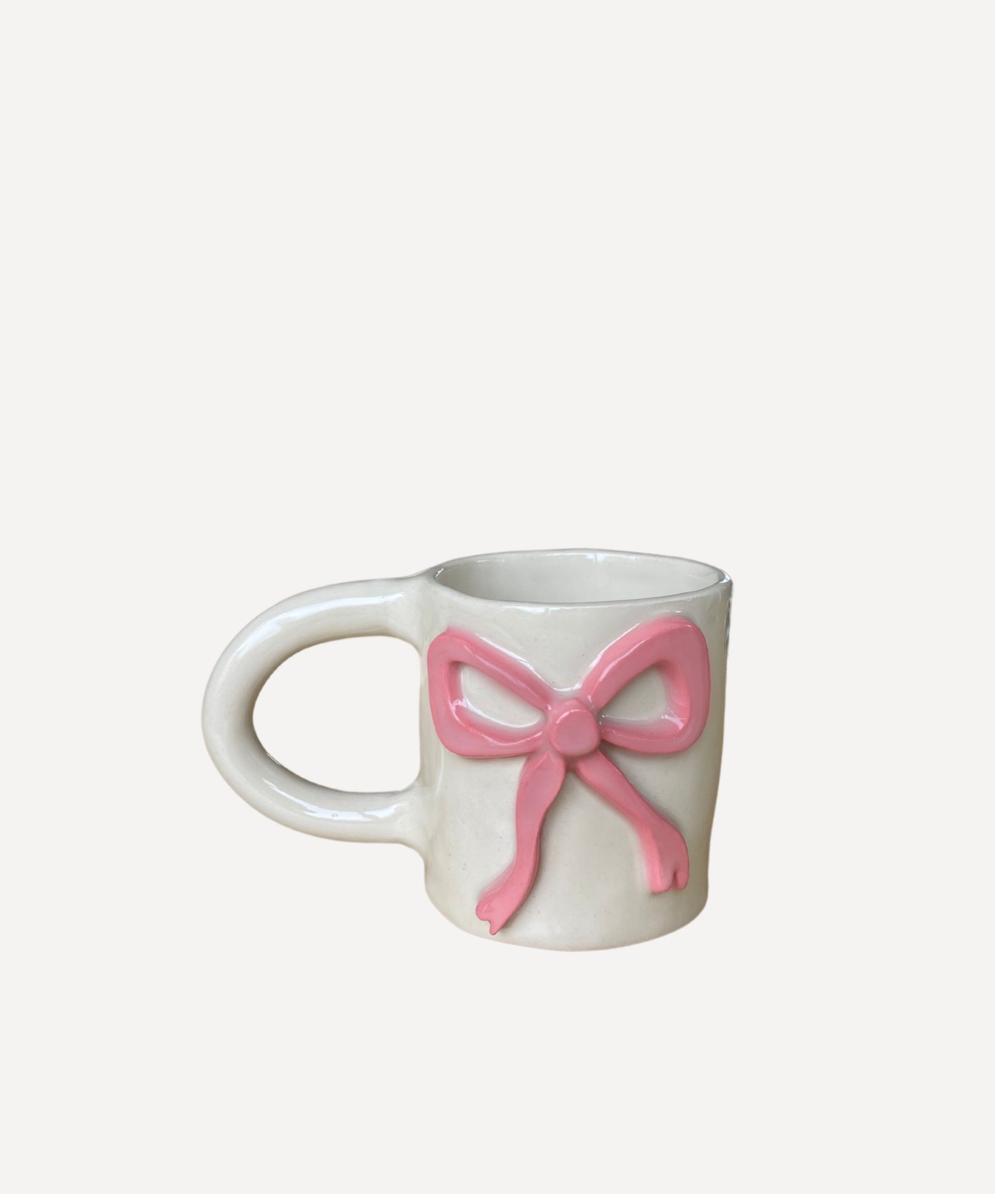 MADE TO ORDER pink bow mug
